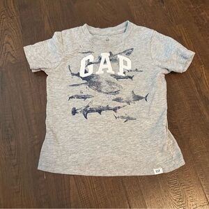 GAP Kids Gray Shark Graphic T-Shirt